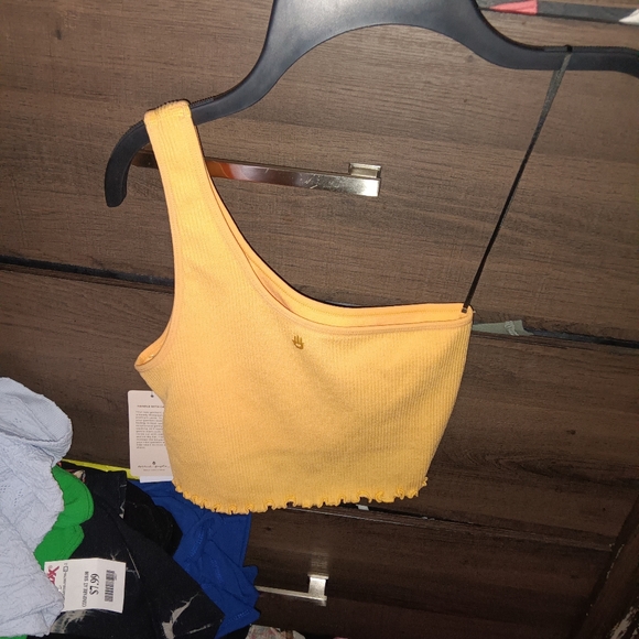 SPIRITUAL GANGSTER Luna one shoulder seamless tank XS - Picture 7 of 9